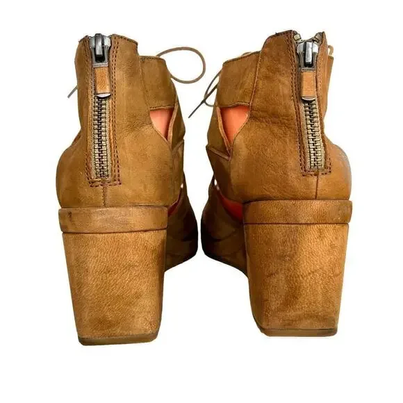 EILEEN FISHER Dibs 3 Inch Wedge Sandal in Tan Women's Size 9.5 - Picture 8 of 11